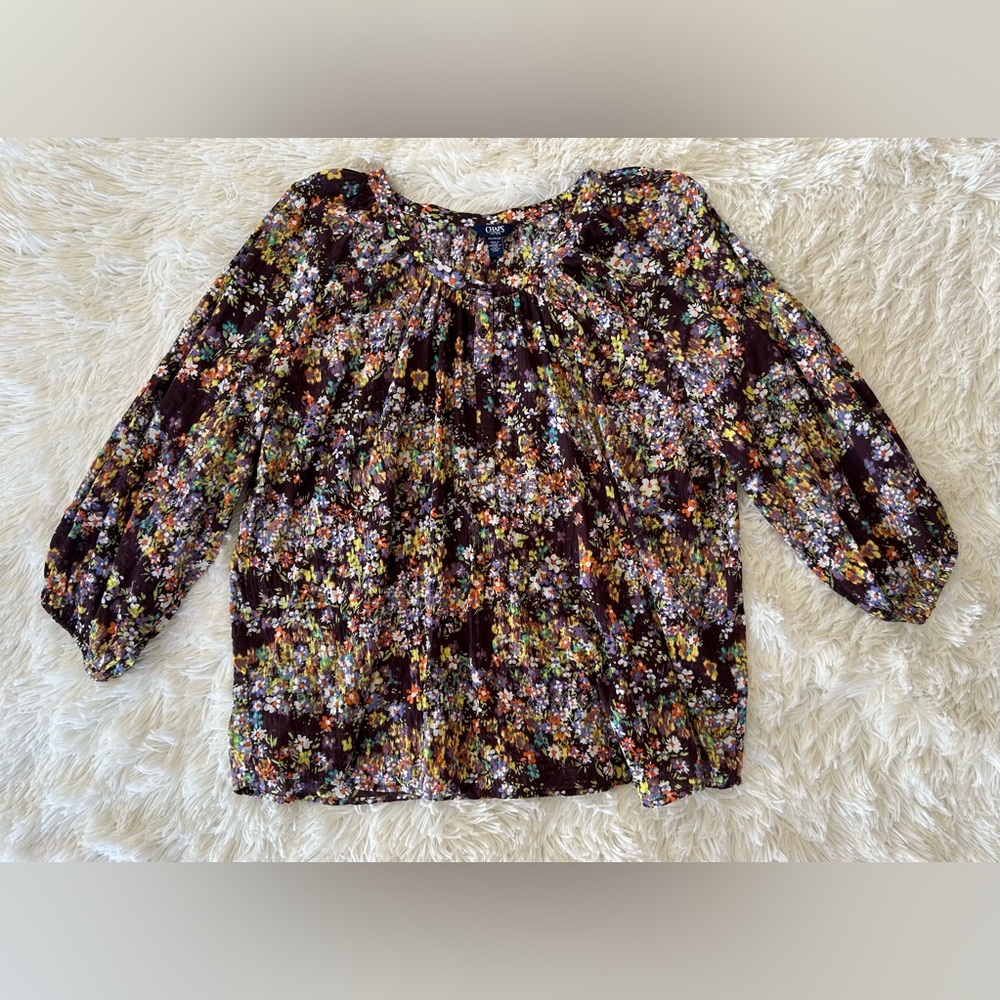 Chaps | Multicolor Floral Blouse